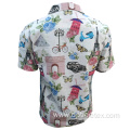 Custom Breathable Cotton Printing Summer Hawaiian Shirt